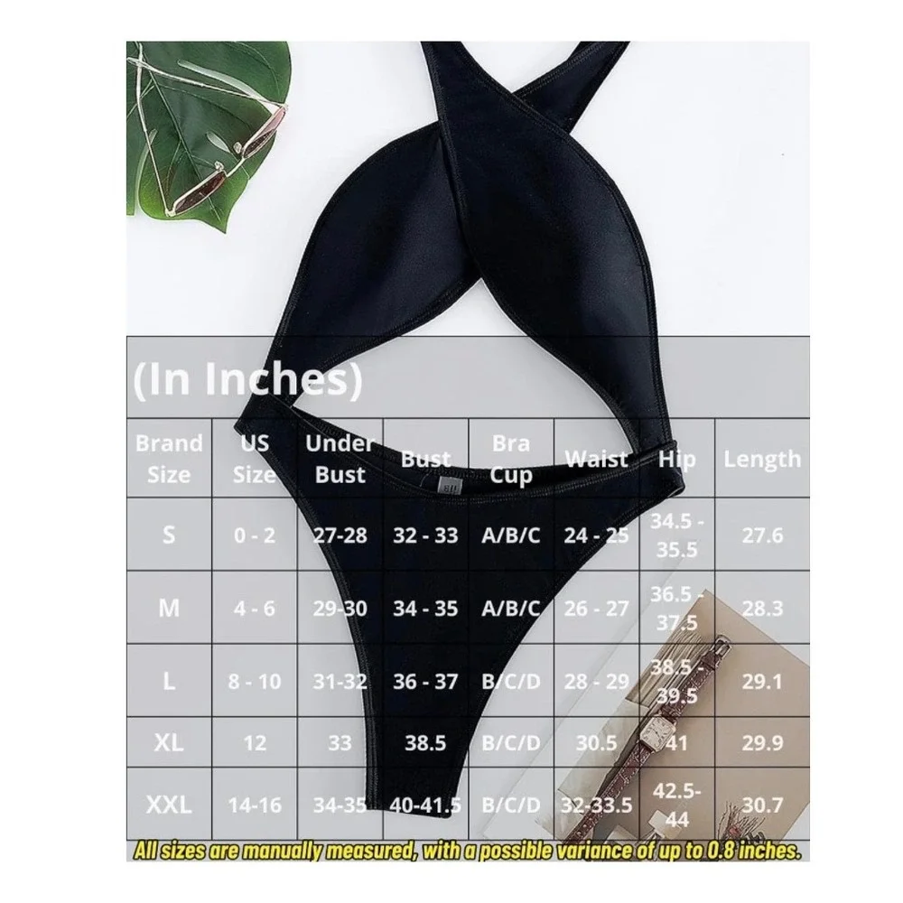 Sleek Black Twist Cutout One-Piece Swimsuit